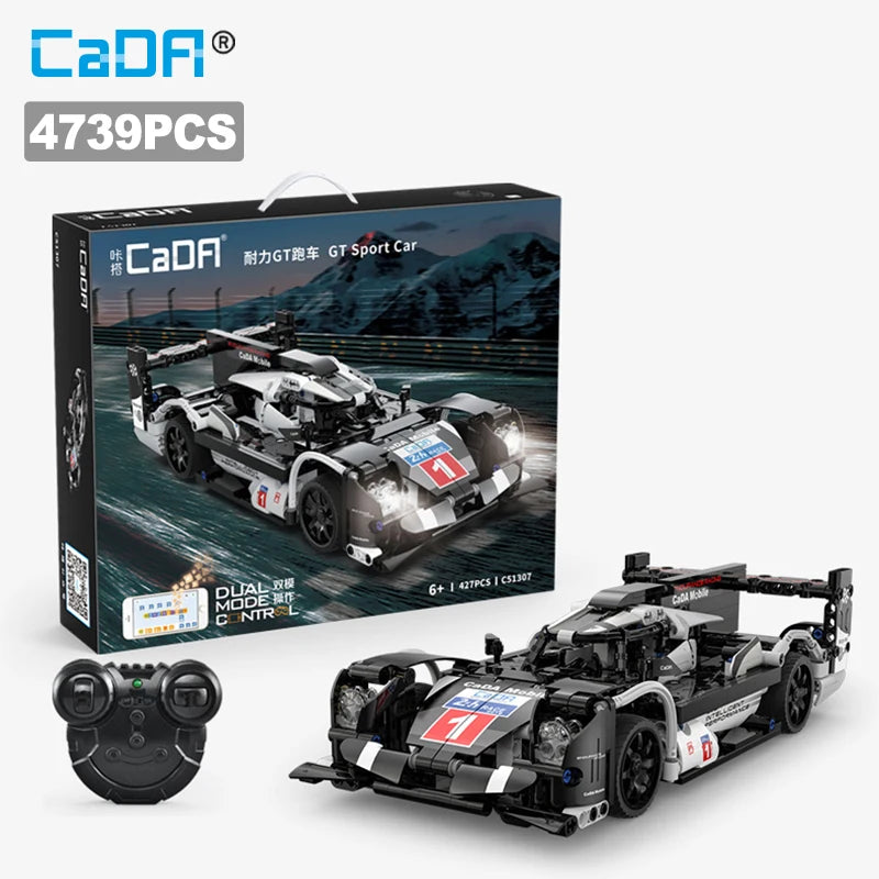 Cada 427pcs Remote Control GT Sports Car Model - Fun Building Blocks