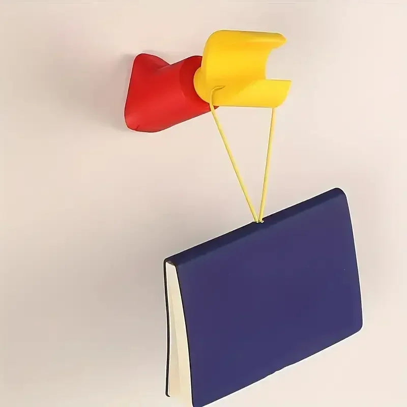 Creative 3D Printed Wall Hook - No Drill, Multifunctional Storage