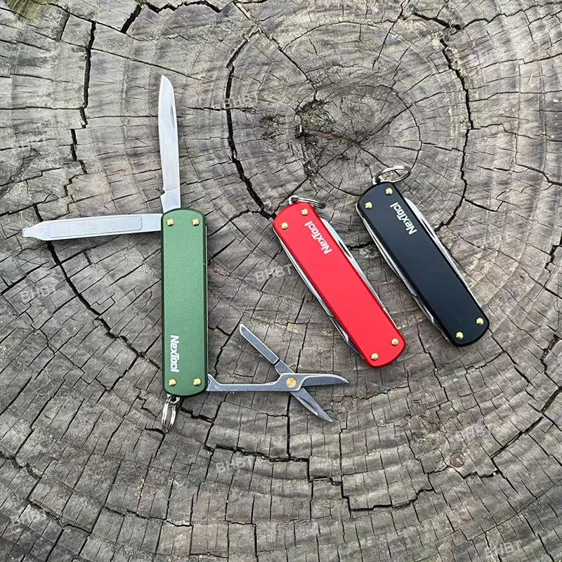 NexTool Mini Folding Multi-Tool: Scissors, Screwdriver & Knife