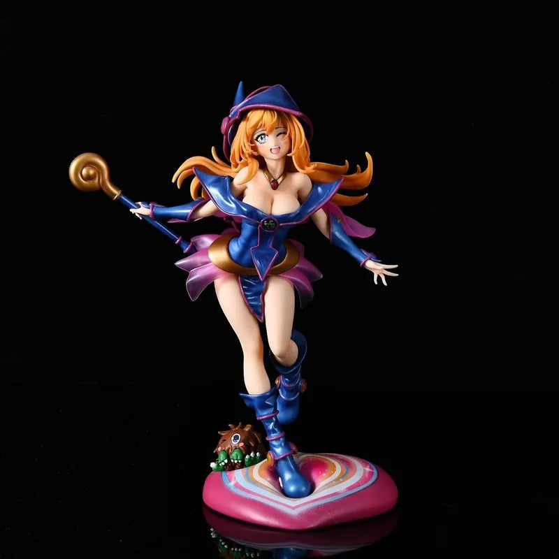 Dark Magician Girl PVC Figure - Collectible Anime Doll & Desktop Decor