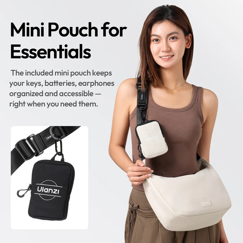 Ulanzi HMN1 Lunar Sling Bag - Stylish Crossbody for Camera & Smartphone