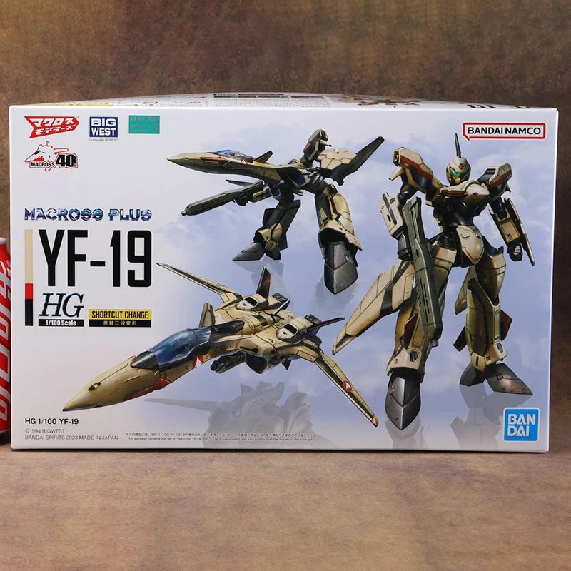 Bandai HG 1/100 YF-19 Action Figure - Super Dimension Fortress Toy