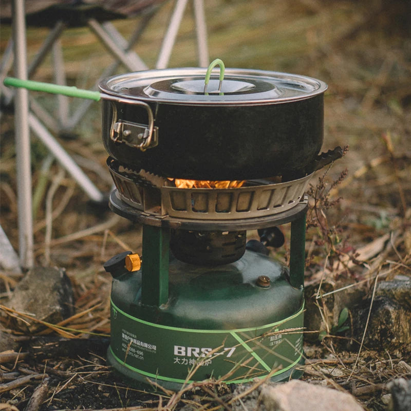 BRS-7 Windproof Portable Gas Stove for Outdoor Cooking
