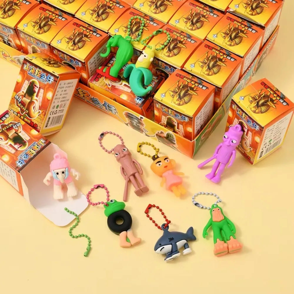24PCS Collectible PVC Animal Figures Surprise Blind Box Set