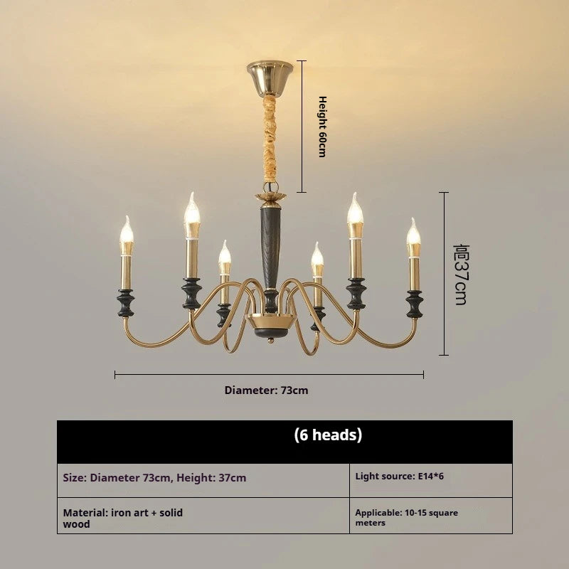 Artistic LED Pendant Lamp - Modern Metal Chandelier for Home & Cafe