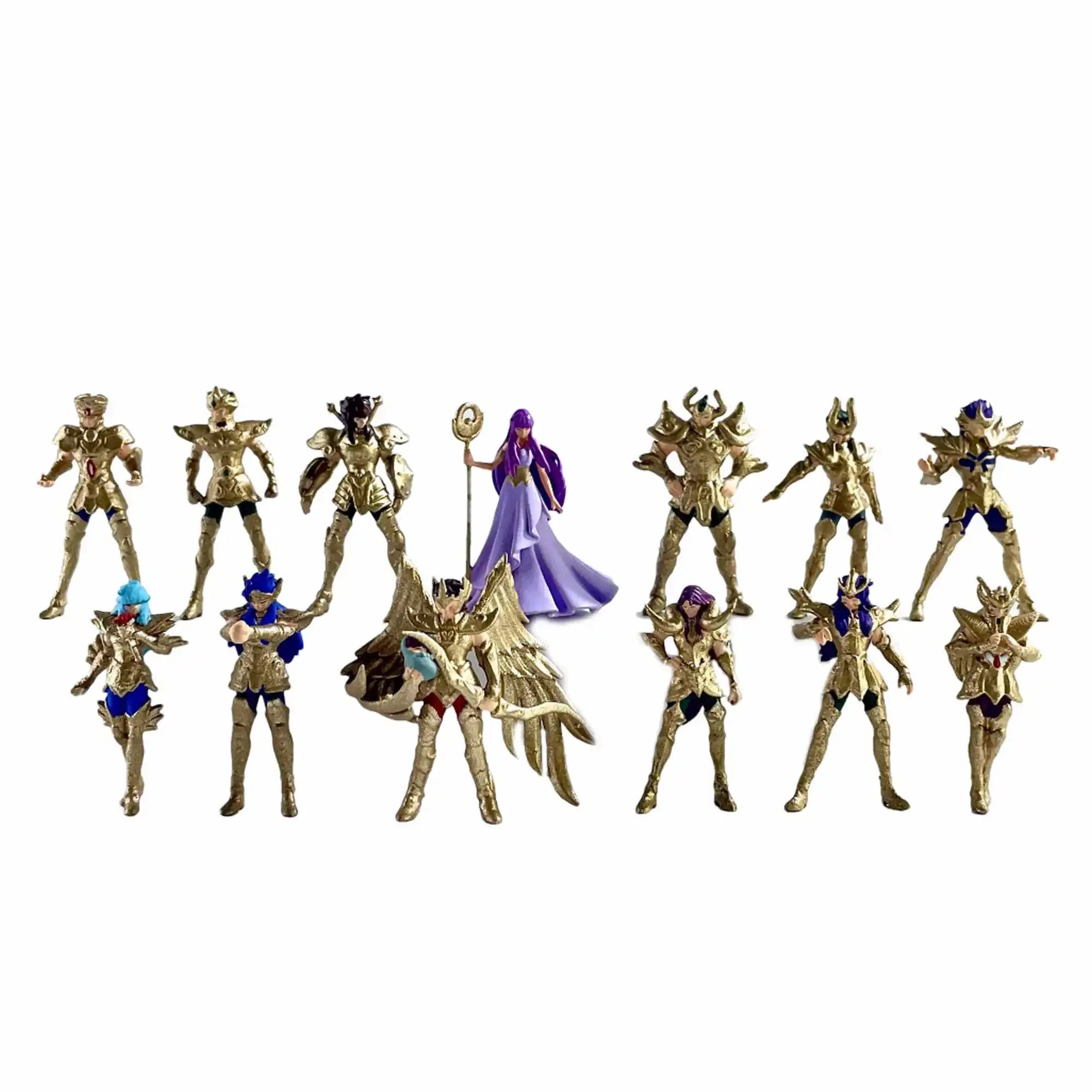 12cm Mini Gold Saint Seiya Figure - Stunning Collectible Doll