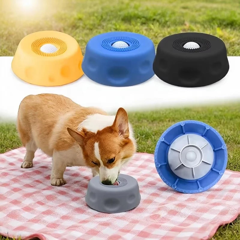 Interactive Pet Lick Mat - Slow Feeder Bowl for Cats & Dogs