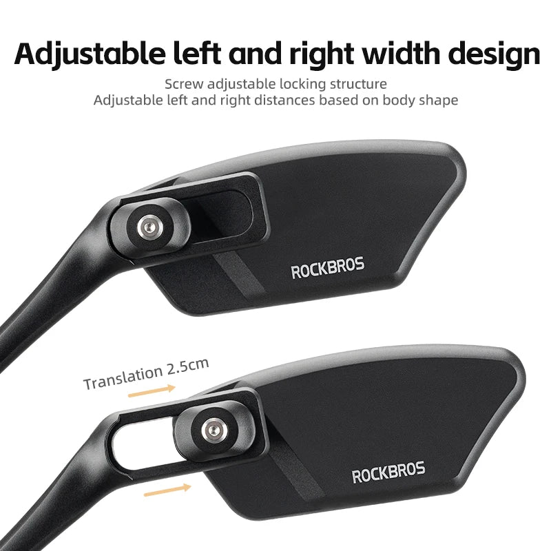 ROCKBROS Universal Bicycle Rearview Mirror - Enhance Your Cycling Safety