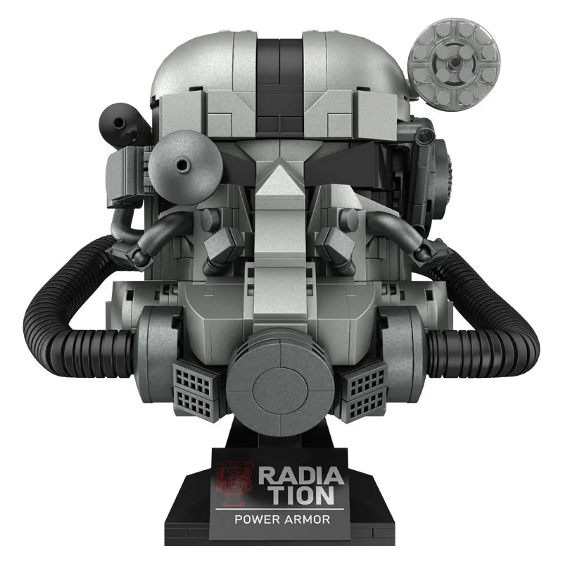 1168PCS Creative Building Blocks Power Armor Helmet Model for Kids