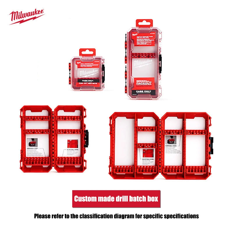 Milwaukee Customizable Storage Case for Impact Driver Accessories
