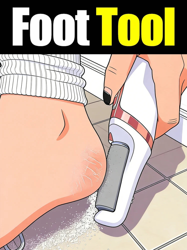 Portable Waterproof Callus Remover for Smooth & Healthy Feet