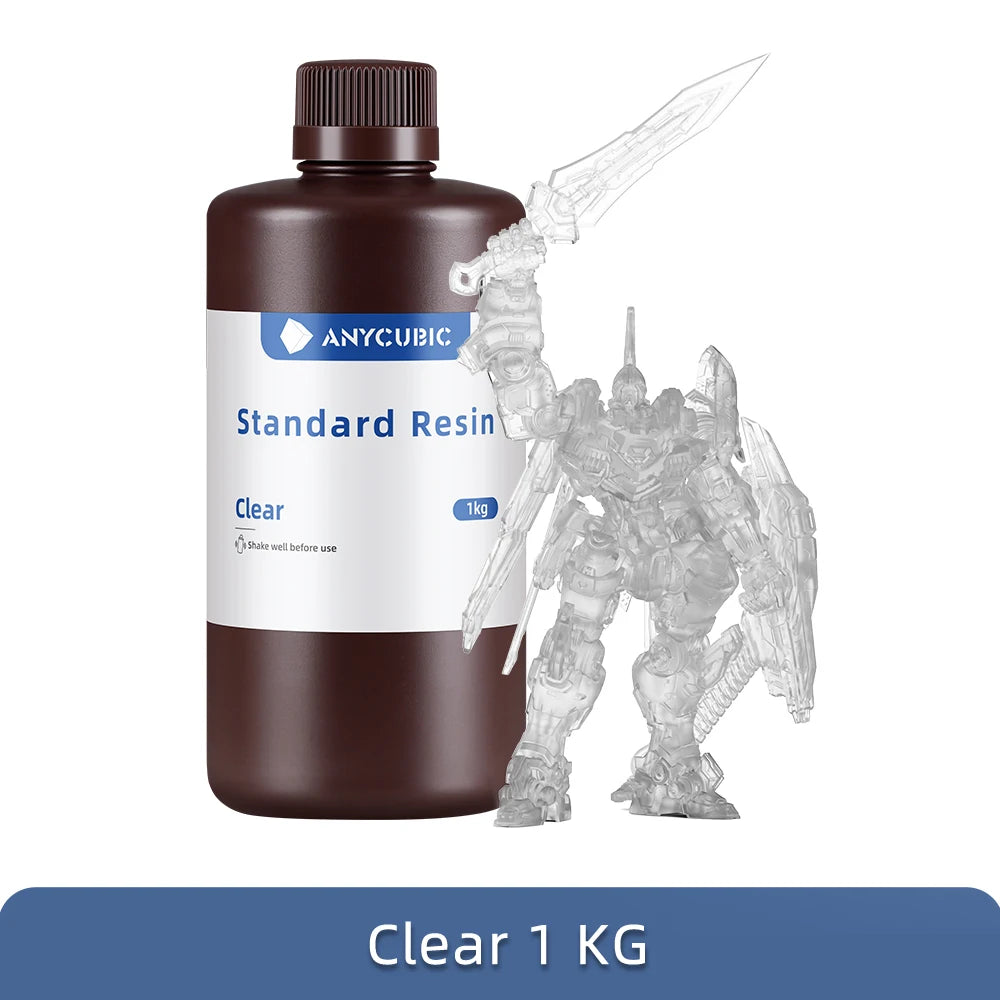 ANYCUBIC 405nm UV Resin for 3D Printing - High Precision & Fast Curing