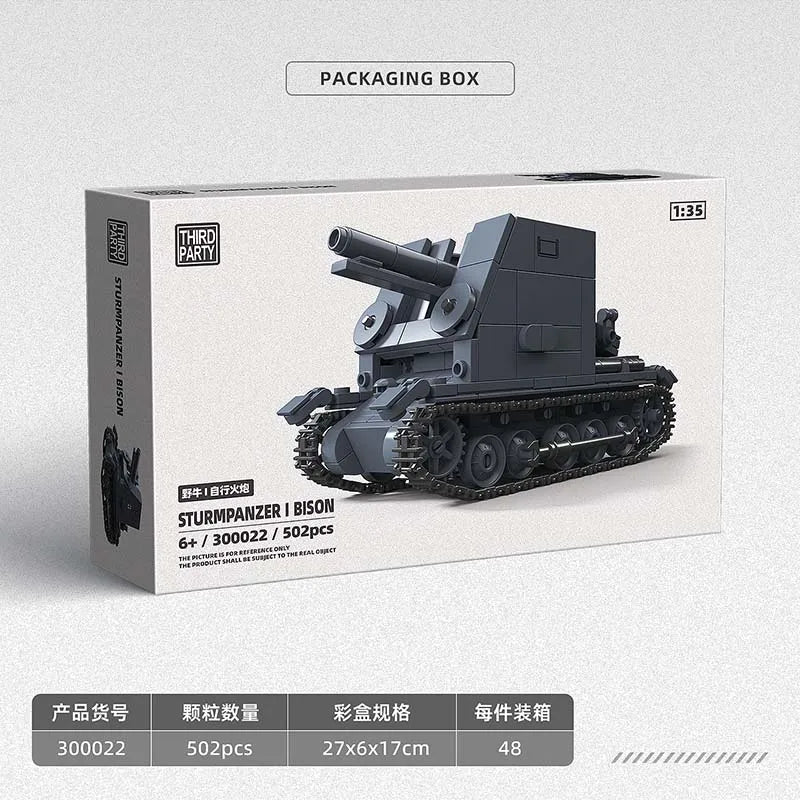 M3A1 Stuart Tank Building Blocks - Fun & Educational Car Toy