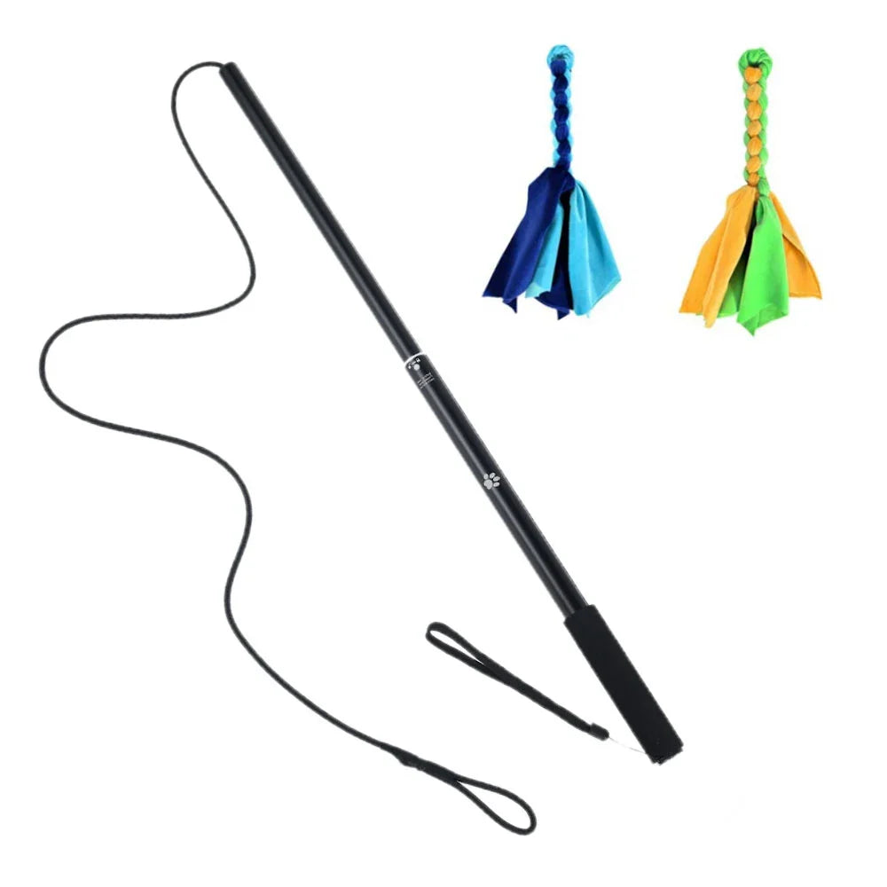 Active Dog Chase Toy - Durable Flirt Pole for Training & Exercise