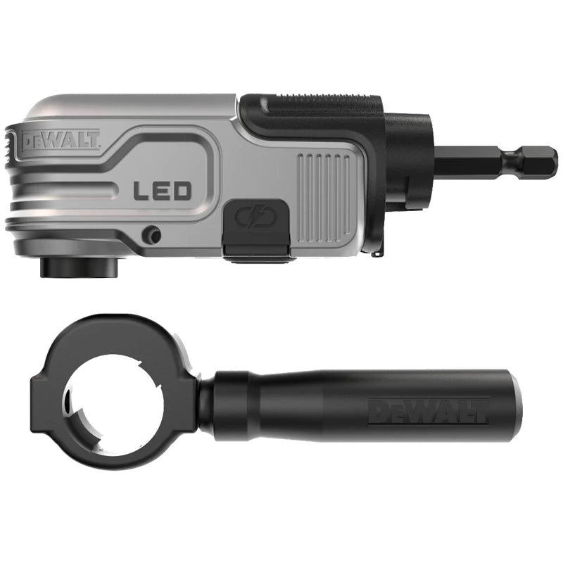 DEWALT Right Angle LED Attachment - Bright Light for Tight Spaces