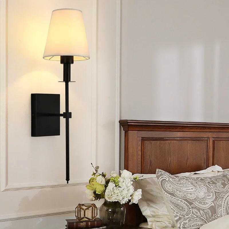Modern Gold LED Wall Sconce for Bedroom & Home Decor