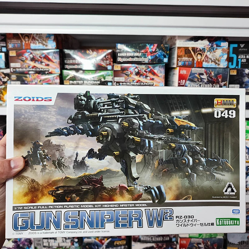Kotobukiya Zoids Wild Gun Sniper W2 Action Figure - Perfect for Collectors