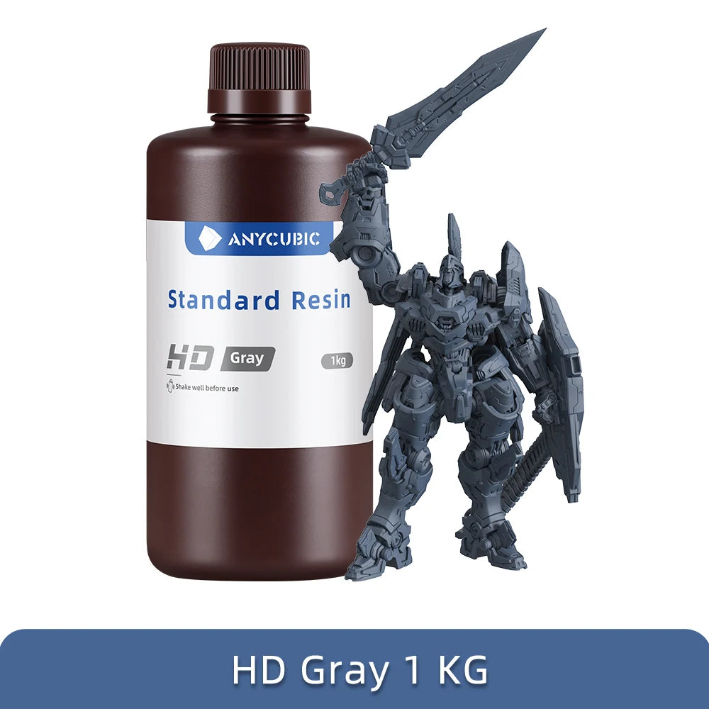 ANYCUBIC 405nm UV Resin for 3D Printing - High Precision & Fast Curing