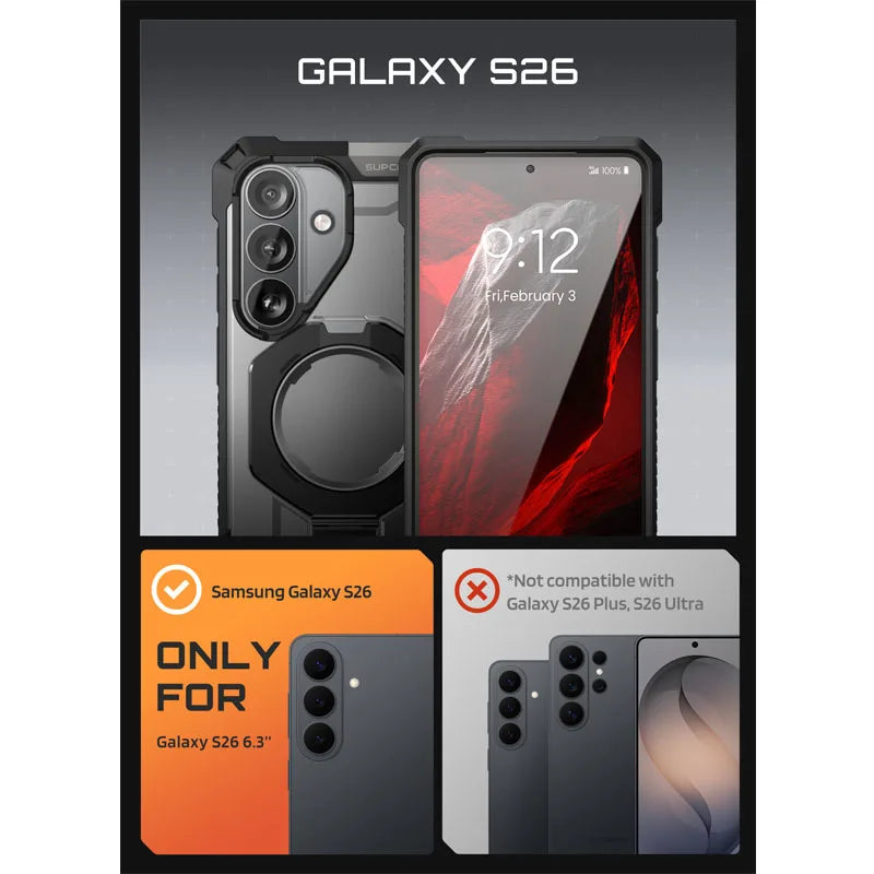 SUPCASE UB Grip Case for Samsung Galaxy S26 - Shockproof & Stylish