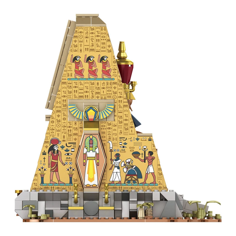 2666PCS Ancient Egyptian Pyramid Building Blocks for Kids