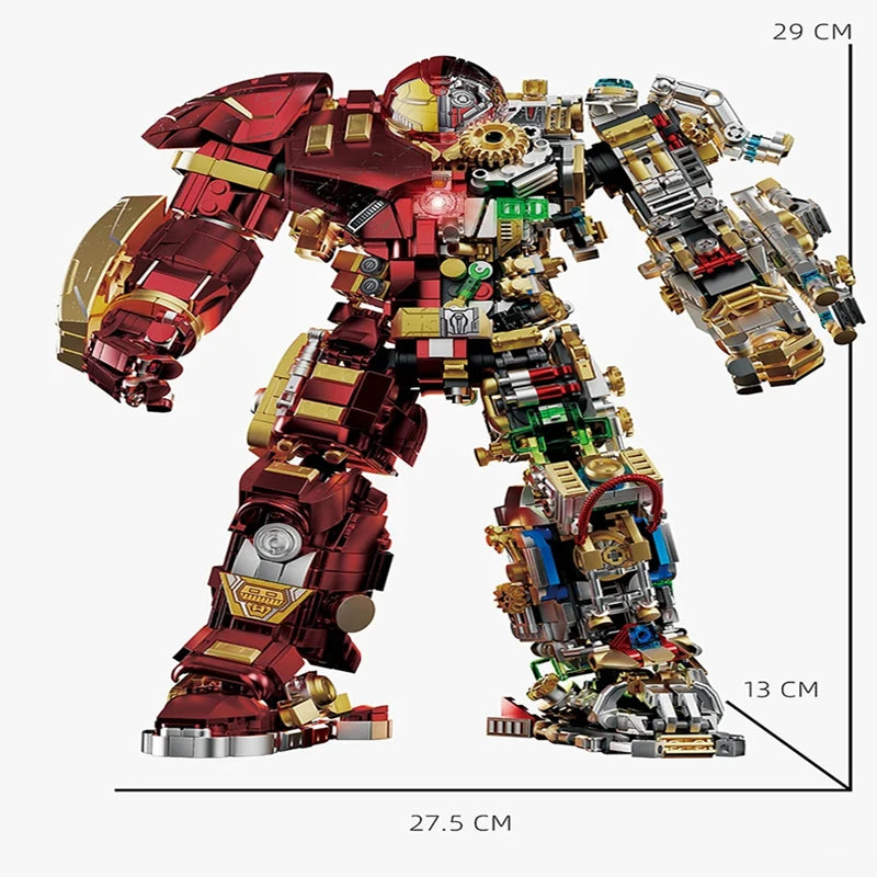 Iron Heroes DIY Building Set - Creative Action Figures for Imagination