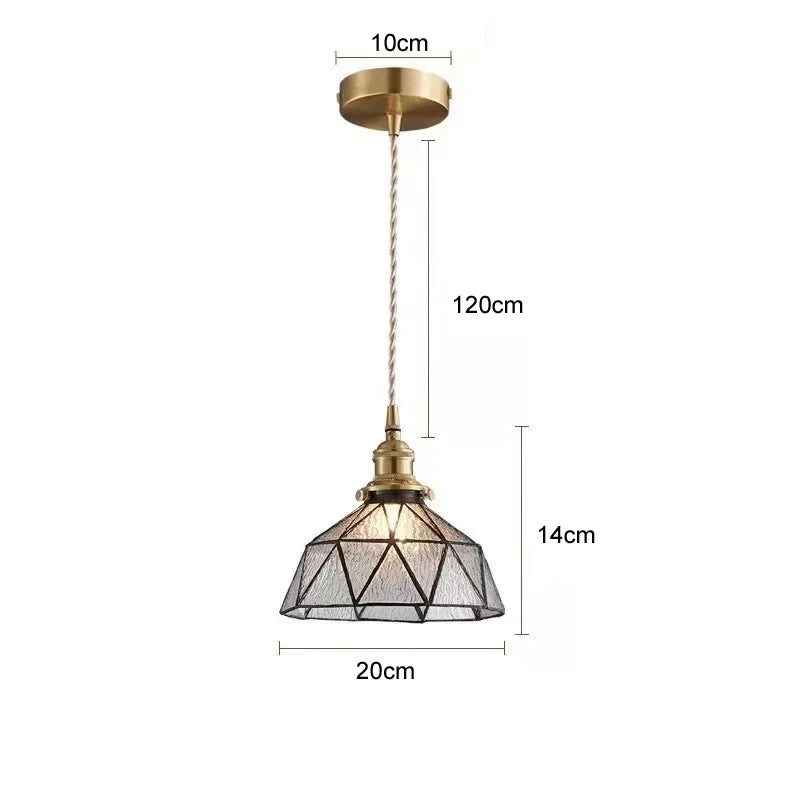 Nordic Retro Green Pendant Light for Stylish Home Decor