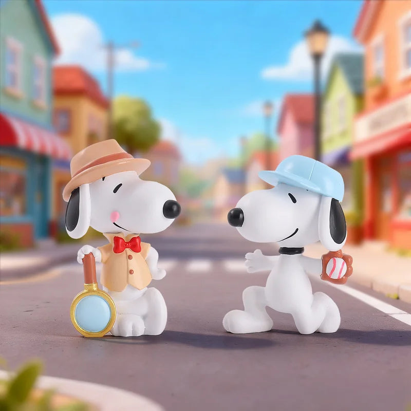White Puppy Series Q Version Collectible Figurines - Mystery Gift Box