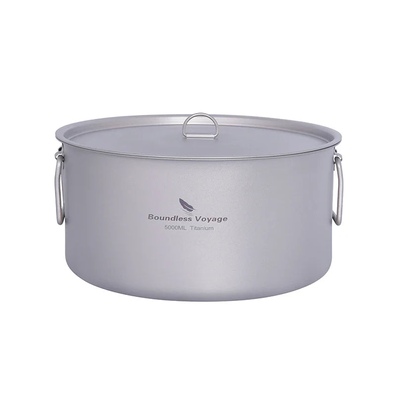 Boundless Voyage 5.0L Titanium Pot for Camping & Hiking