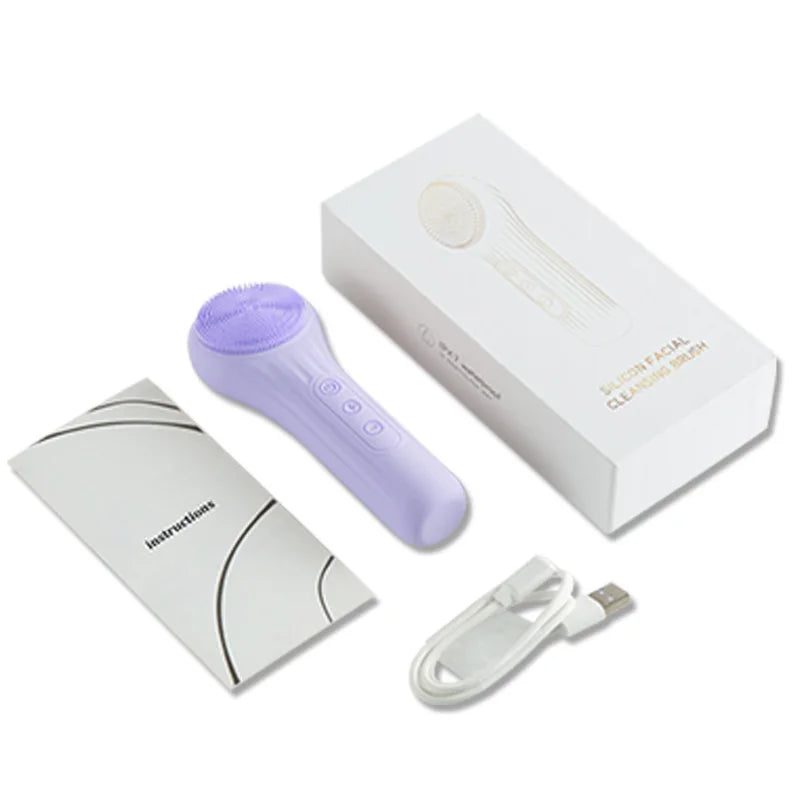VIMYSHOW Sonic Waterproof Facial Cleansing Brush - Rechargeable & Exfoliating