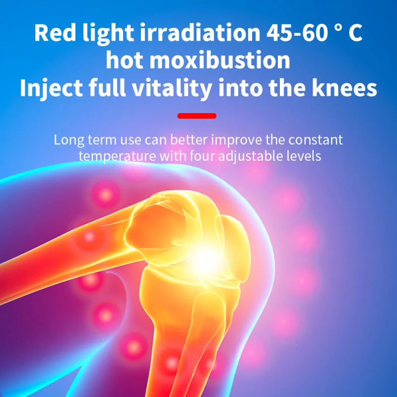 Smart Cordless Knee Massager - Soothing Vibration Therapy Device