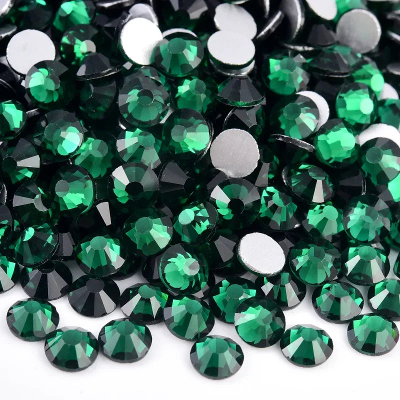 OLeeya Bulk Non-Hotfix Rhinestones for DIY Nail Art & Garments