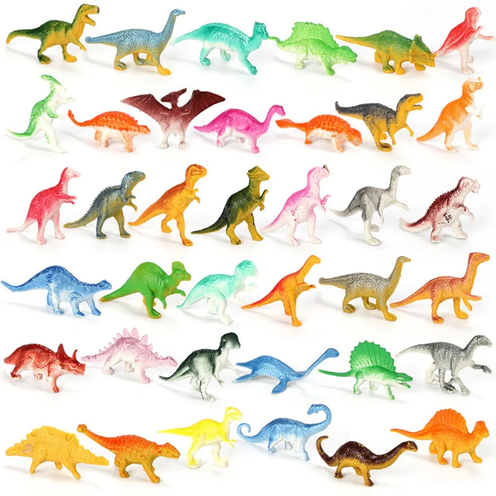 39Pcs Mini Dinosaur Figures - Fun Educational Toys for Kids