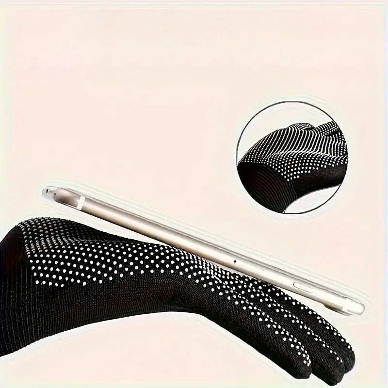 10PC Breathable Nylon Gloves - Non-Slip for Cycling, Fishing & Camping