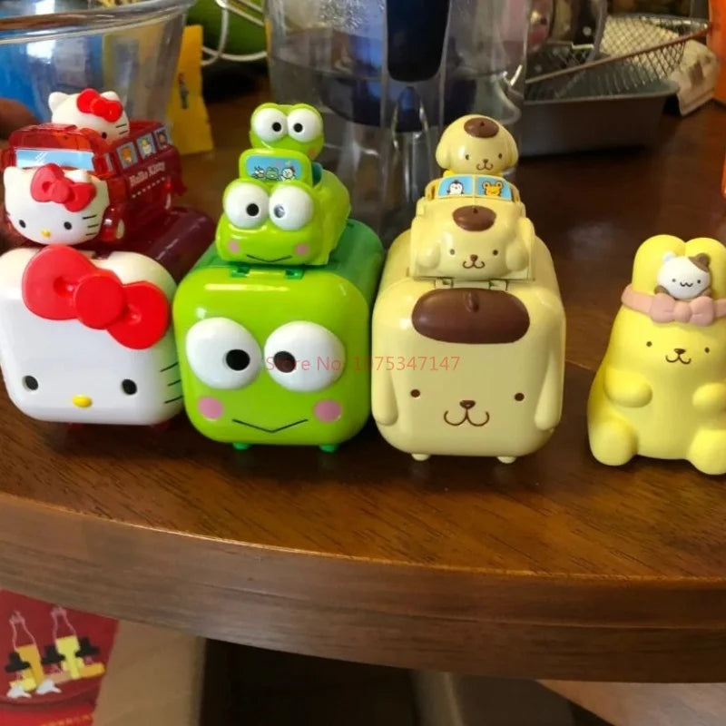 Kawaii Sanrio Character Car Toy Figure - Collectible Blind Box