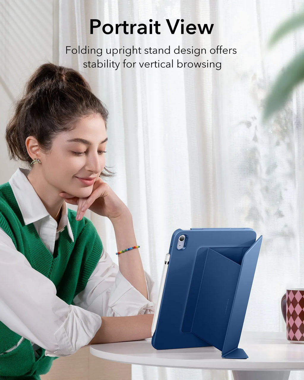 ESR iPad Case for 11th & 10th Gen - Lightweight Multi-Angle Stand