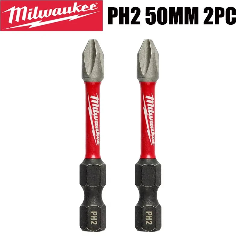 Milwaukee Shockwave PH2 Impact Drill Bits Set - Durable & Versatile