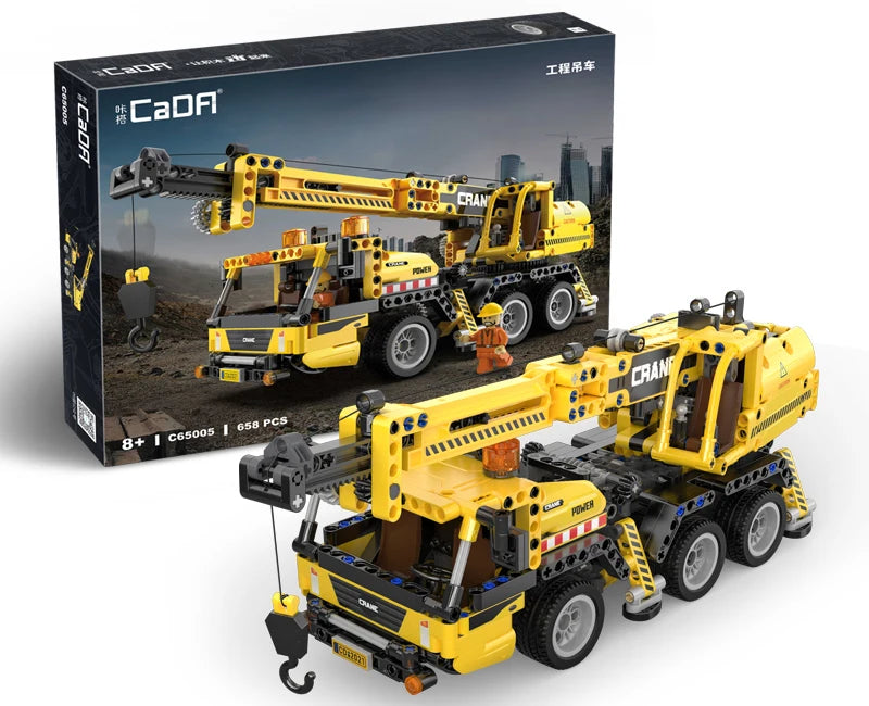Cada 693Pcs Heavy Mining Truck Building Blocks Set for Kids