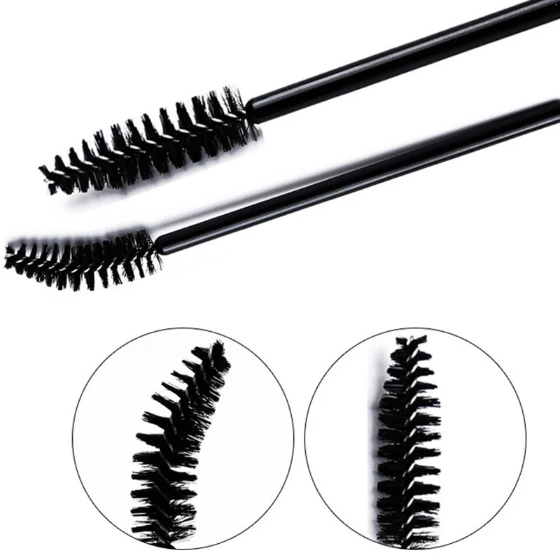Disposable Eyelash Brush Applicators - Perfect for Extensions & Brows