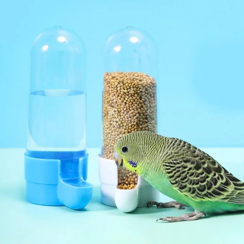 Automatic Hanging Bird Feeder & Water Dispenser - Easy Access