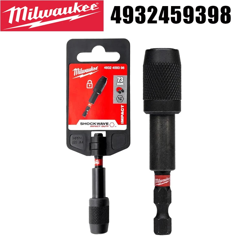 Milwaukee 1/4" Hex Impact Duty Bit Holder - Quick-Change Magnetic Extension