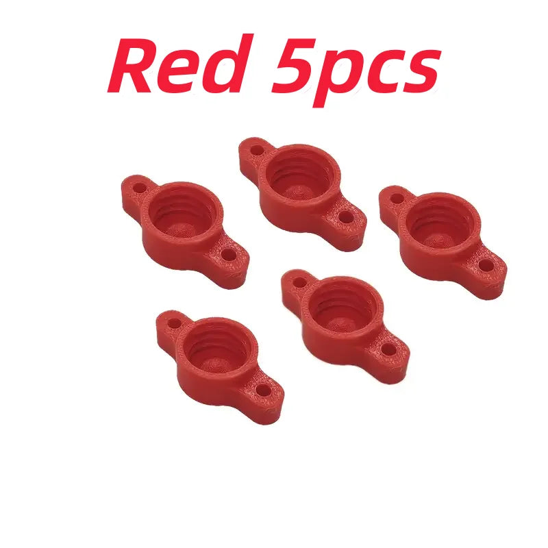 5-Pack Leak-Proof Reusable Plastic Caps for Silicone & Glue Tubes