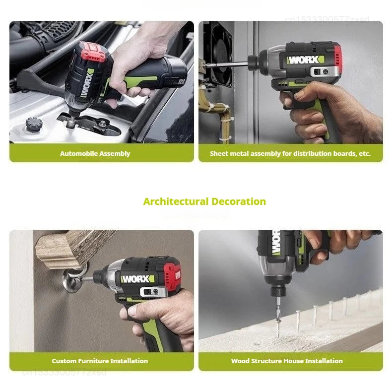 WORX WU132X Brushless Impact Screwdriver - High Torque & Smart Design