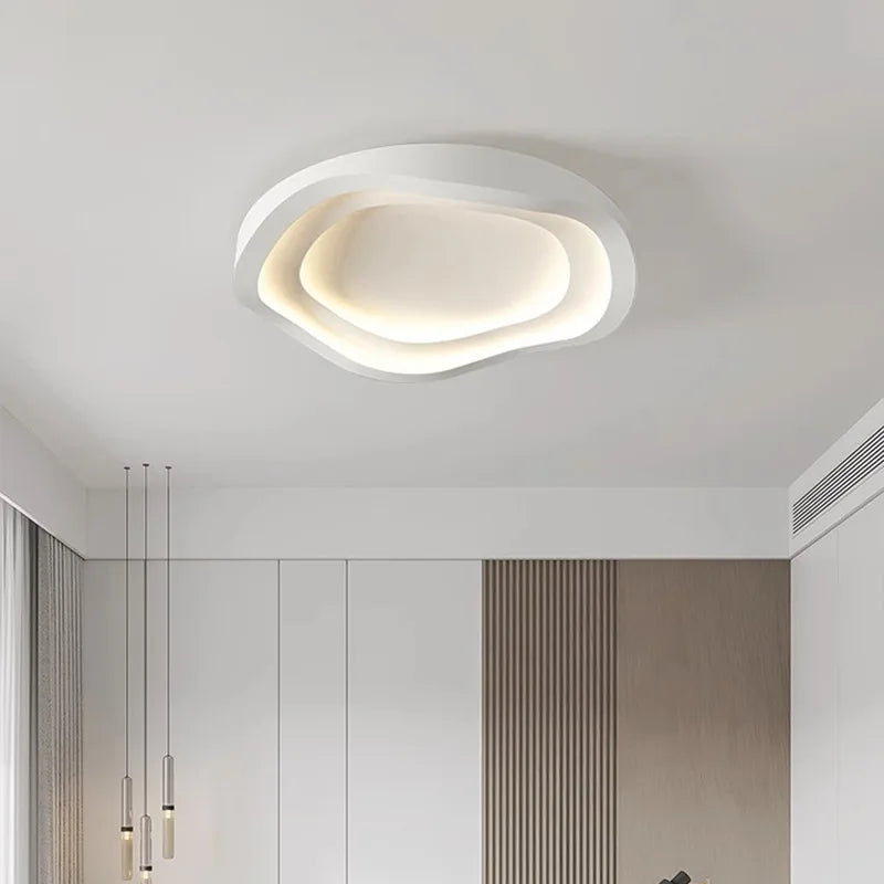 Nordic Cream Modern Ceiling Light Chandelier - Eye Protection LED Lamp