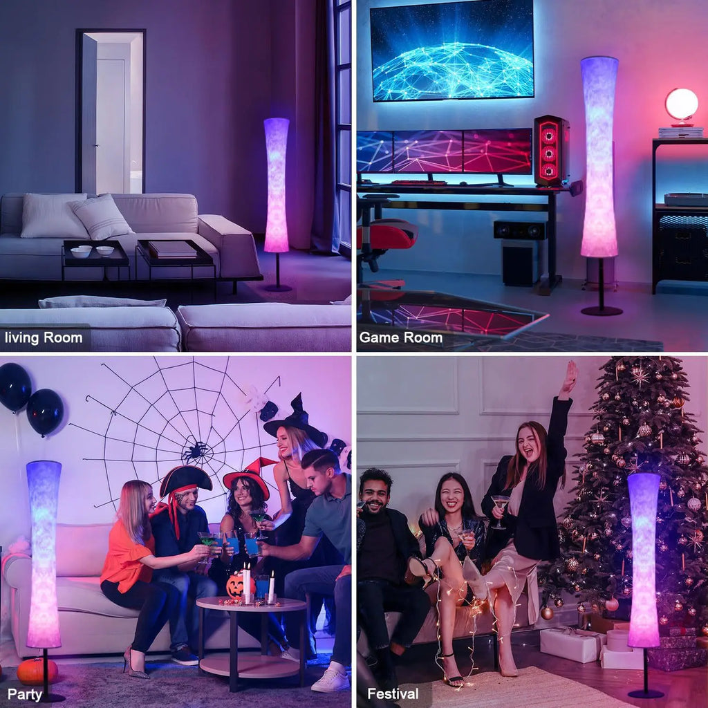 Smart RGB Floor Lamp - Tuya App Control & Alexa Enabled