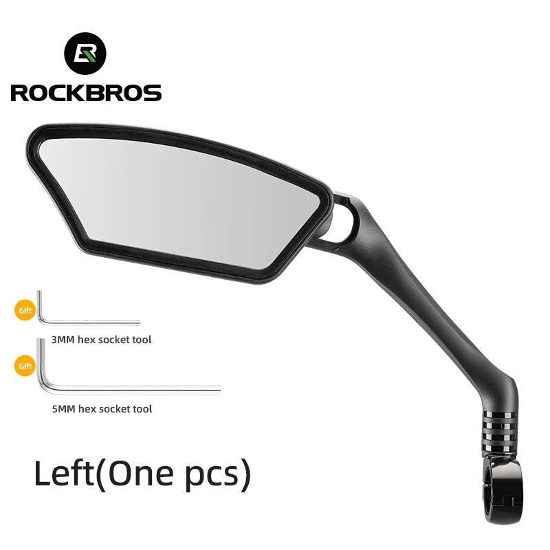ROCKBROS Universal Bicycle Rearview Mirror - Enhance Your Cycling Safety