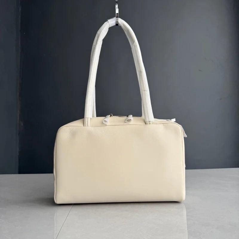 Trendy Sheepskin Leather Shoulder Bag - Versatile Underarm Crossbody
