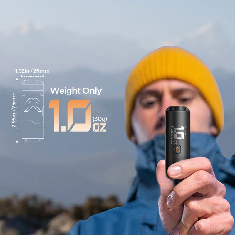 FLExtail Zero Portable Air Pump - Compact Electric Inflator for Camping
