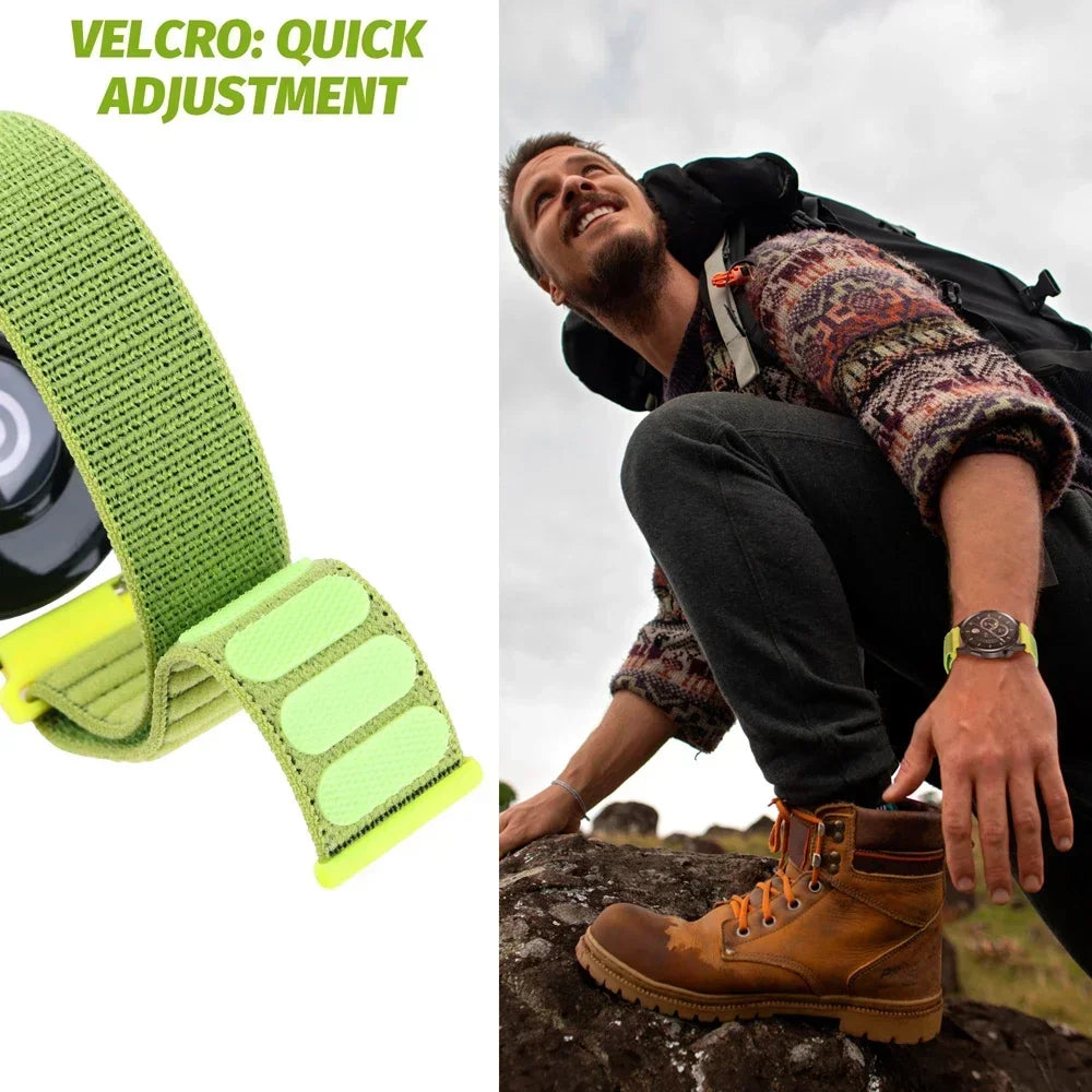 Comfortable Nylon Loop Strap for Garmin Venu & Forerunner Watches