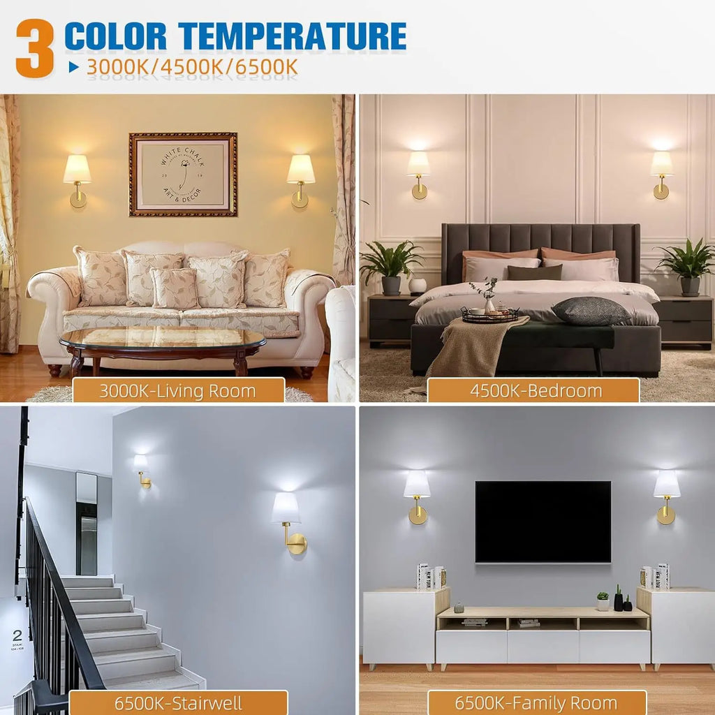 Nordic Rechargeable USB Wall Lamp with Touch Dimmer - Modern Design