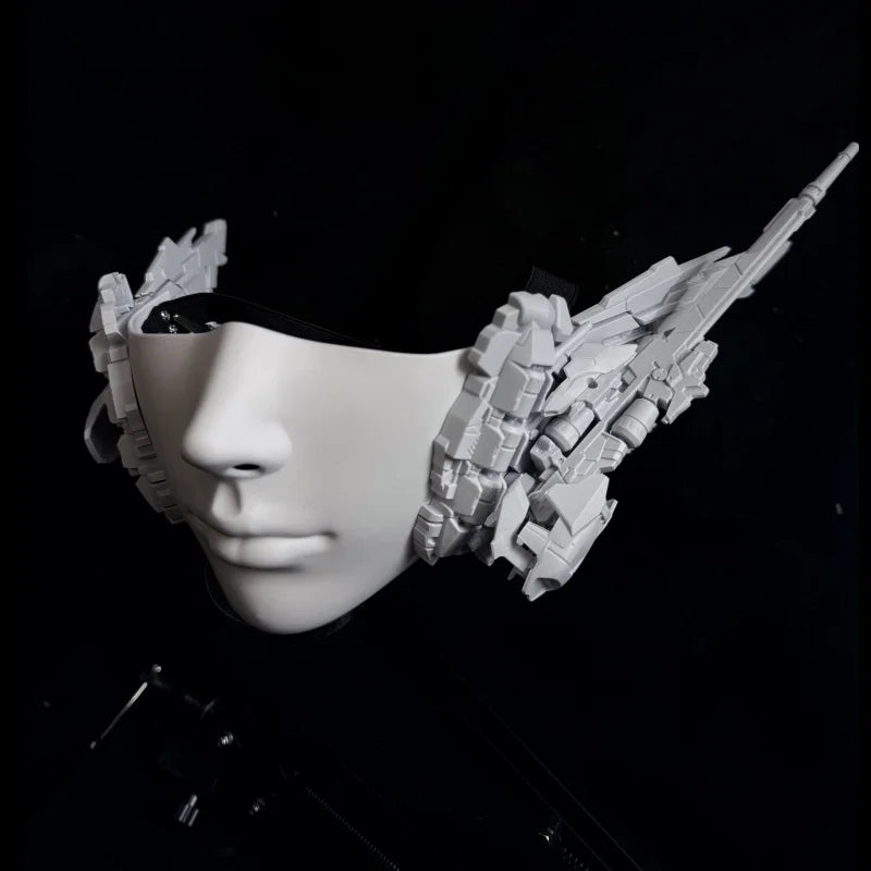 3D Half-Face Flying Wing Mask - Unique Gifts for Concerts & Cosplay